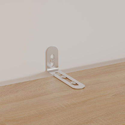 Bibliothèque d'exposition géométrique à 7 étagères (81,9 pouces)