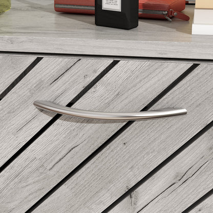 Meuble à chaussures rustique pour entrée, avec 2 tiroirs rabattables