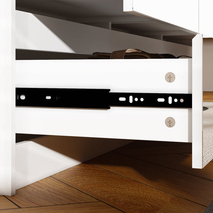 Buffet large à trois tiroirs avec rangement et 9 tiroirs