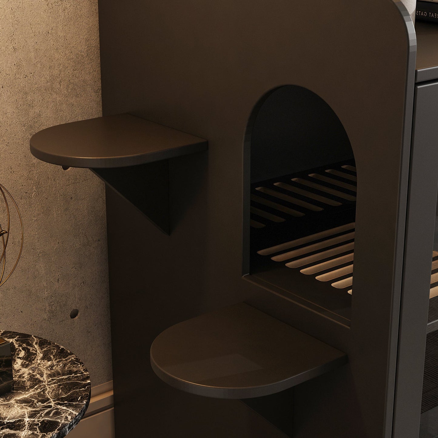 Enclos en bois pour bac à litière Enclos en bois pour bac à litière