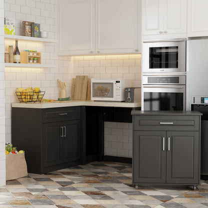 Îlot de cuisine d'angle 51W