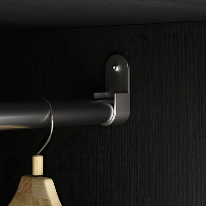 Armoire à 2 portes et 1 tiroir pour le rangement de la chambre