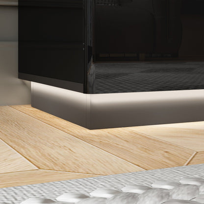 Commode à 5 tiroirs avec éclairage intégré