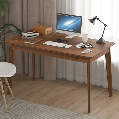 Bureau minimaliste en bois, large et robuste, 47,2 cm de large.