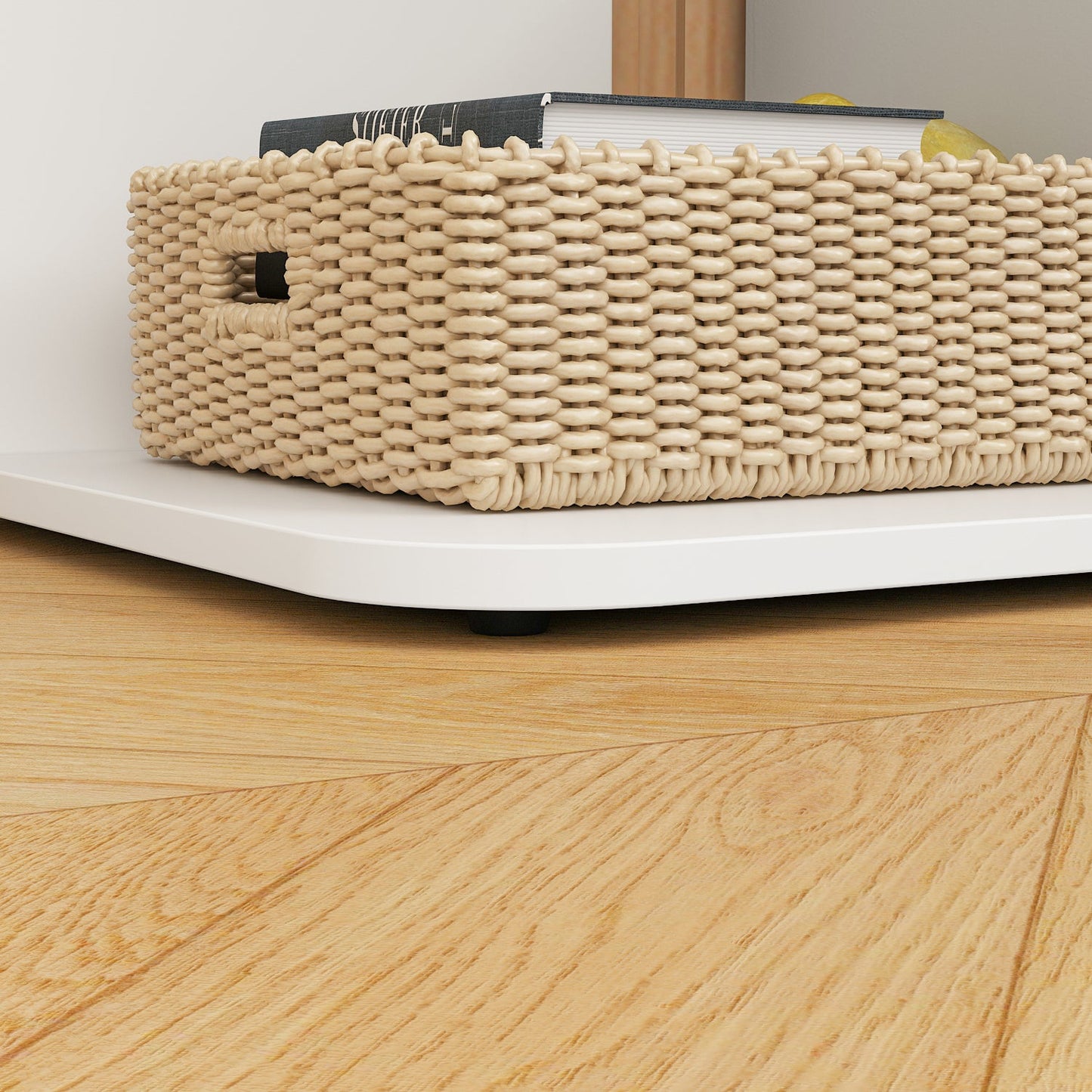 Bibliothèque d'exposition géométrique à 7 étagères (81,9 pouces)