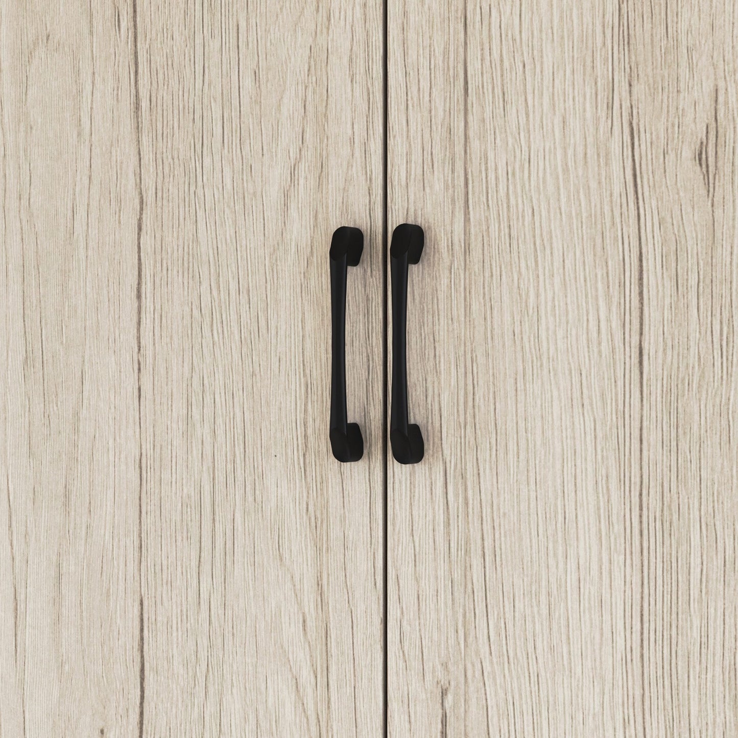 Meuble de rangement modulaire élégant : design épuré et combinaison de compartiments ouverts et fermés.