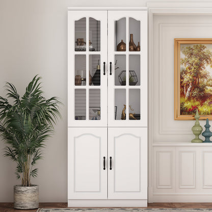 Vitrine en bois pour bureau à domicile, salon