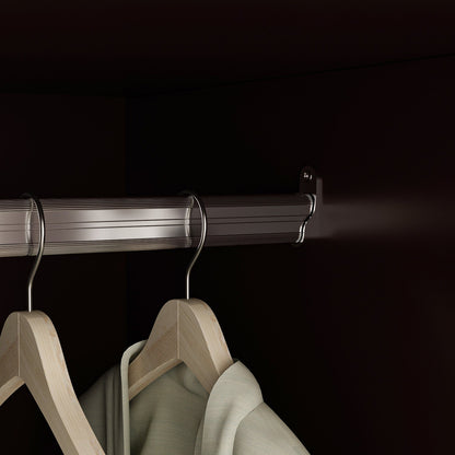 Grande armoire de rangement avec 3 portes et 5 tiroirs