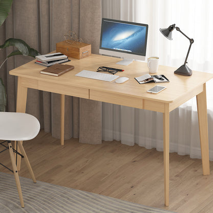 Bureau minimaliste en bois, large et robuste, 47,2 cm de large.