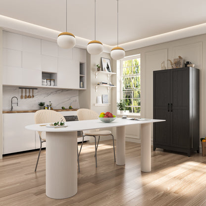 Grand organisateur de placard de cuisine avec porte-bouteilles