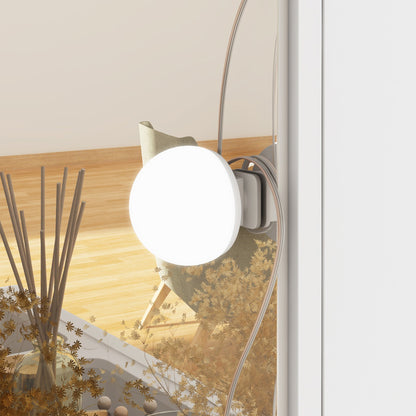 Coiffeuse avec miroir et lampe