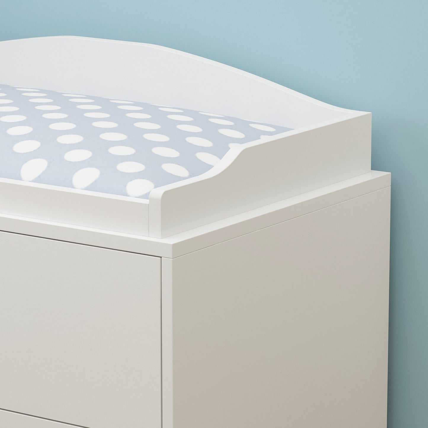 Commode à langer à 3 tiroirs pour chambre d'enfant 