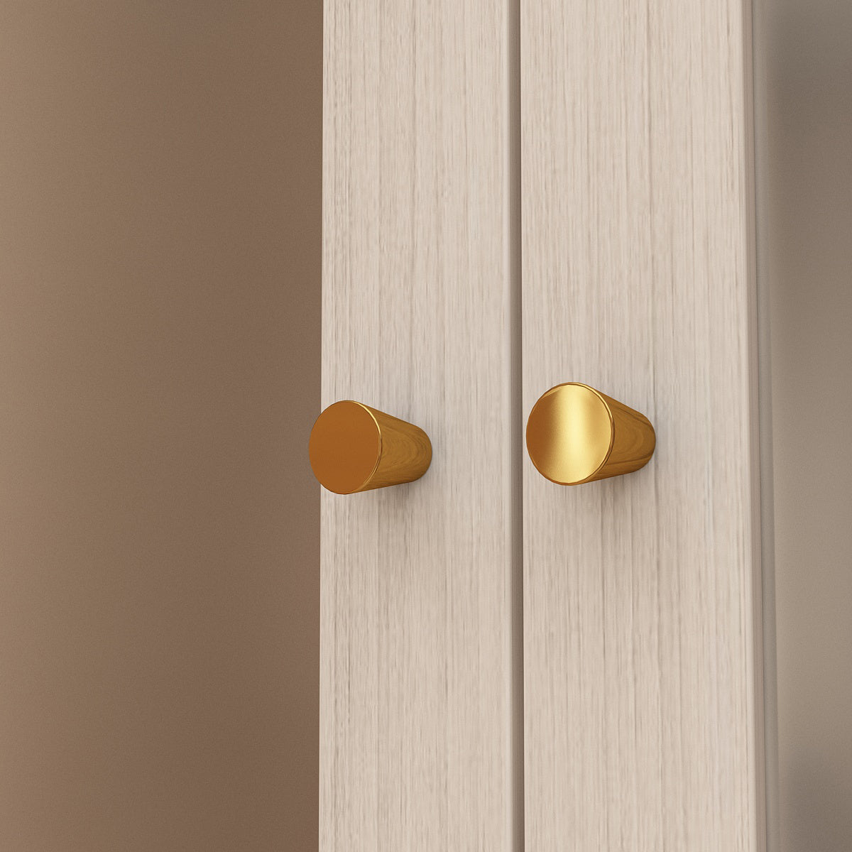 Armoire en bois massif et en panneaux de particules