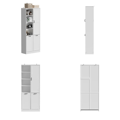 Meuble de salle de bain élégant avec finition blanche