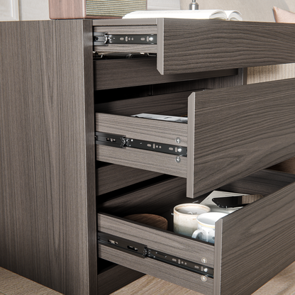 Table de nuit intelligente verrouillable avec tiroir à fusil