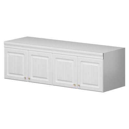 Armoire familiale, armoire de chambre, dressing à 4 portes et tiroirs