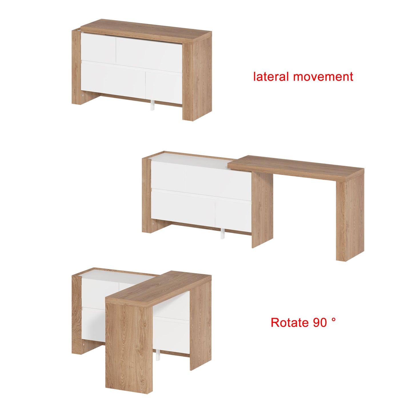 Bureau de 83,8 pouces