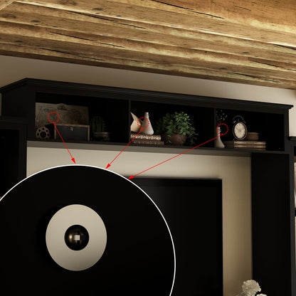 Meuble TV grand centre de divertissement