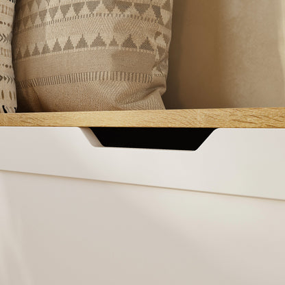 Banc d'angle pour ranger les chaussures