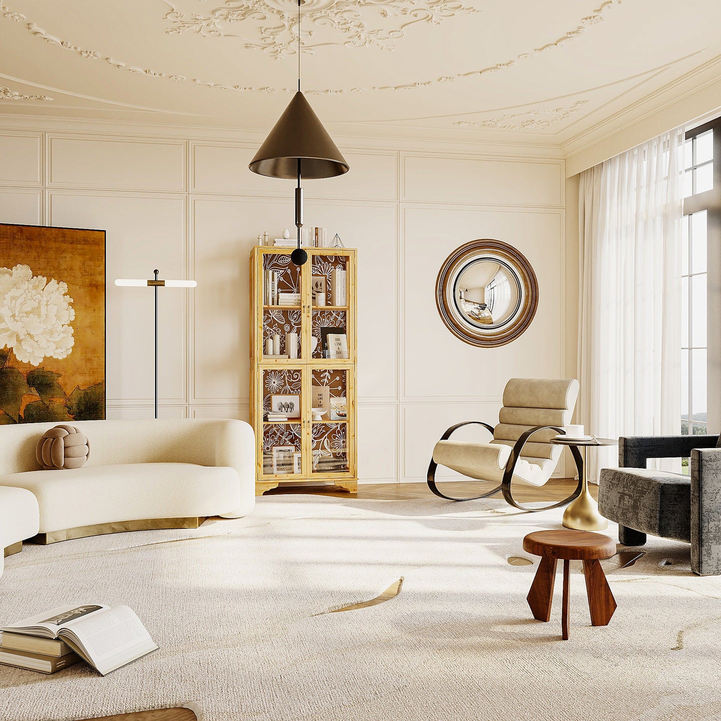 vaisselier de 188,8 cm de haut