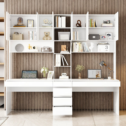 Bureau de 94,5 po avec étagère