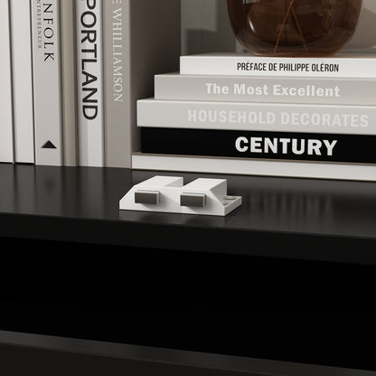 Bibliothèque vitrine transparente avec tiroir et serrure, 180 cm de hauteur x 70 cm de largeur