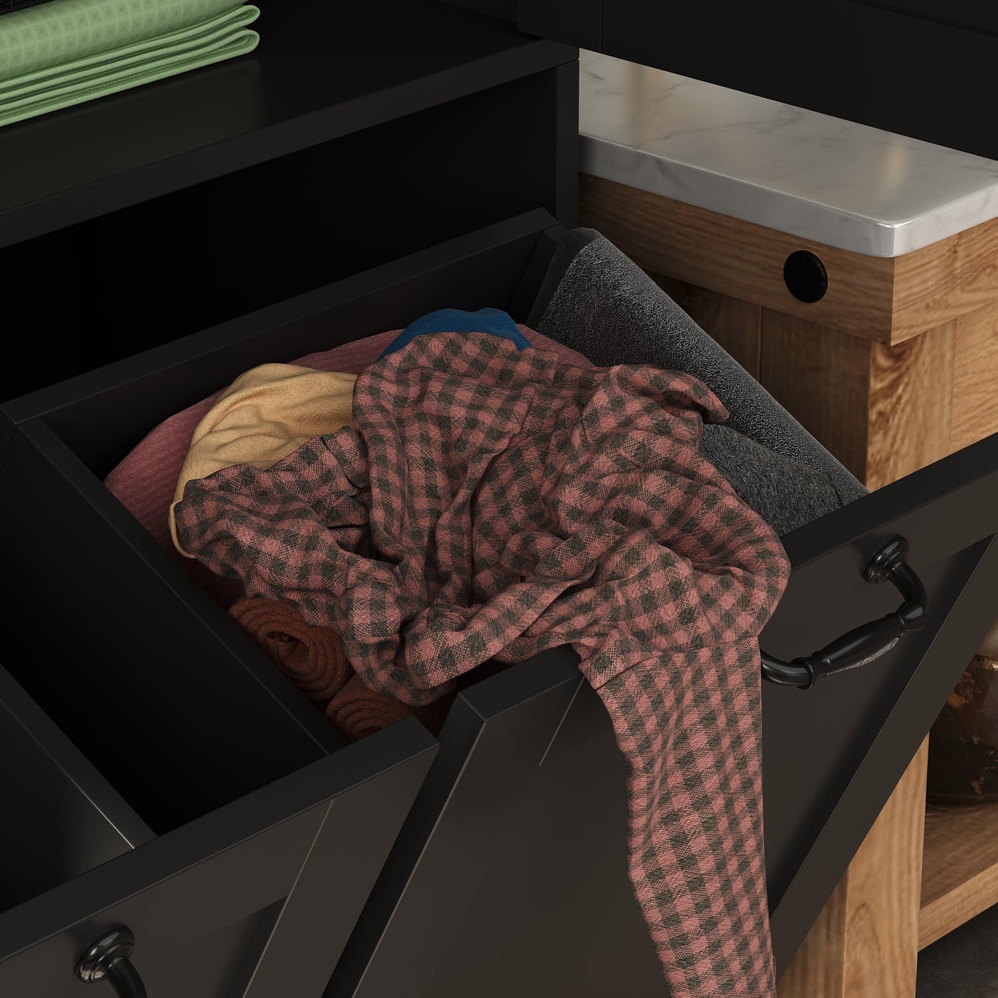 Meuble de salle de bain élégant avec finition blanche