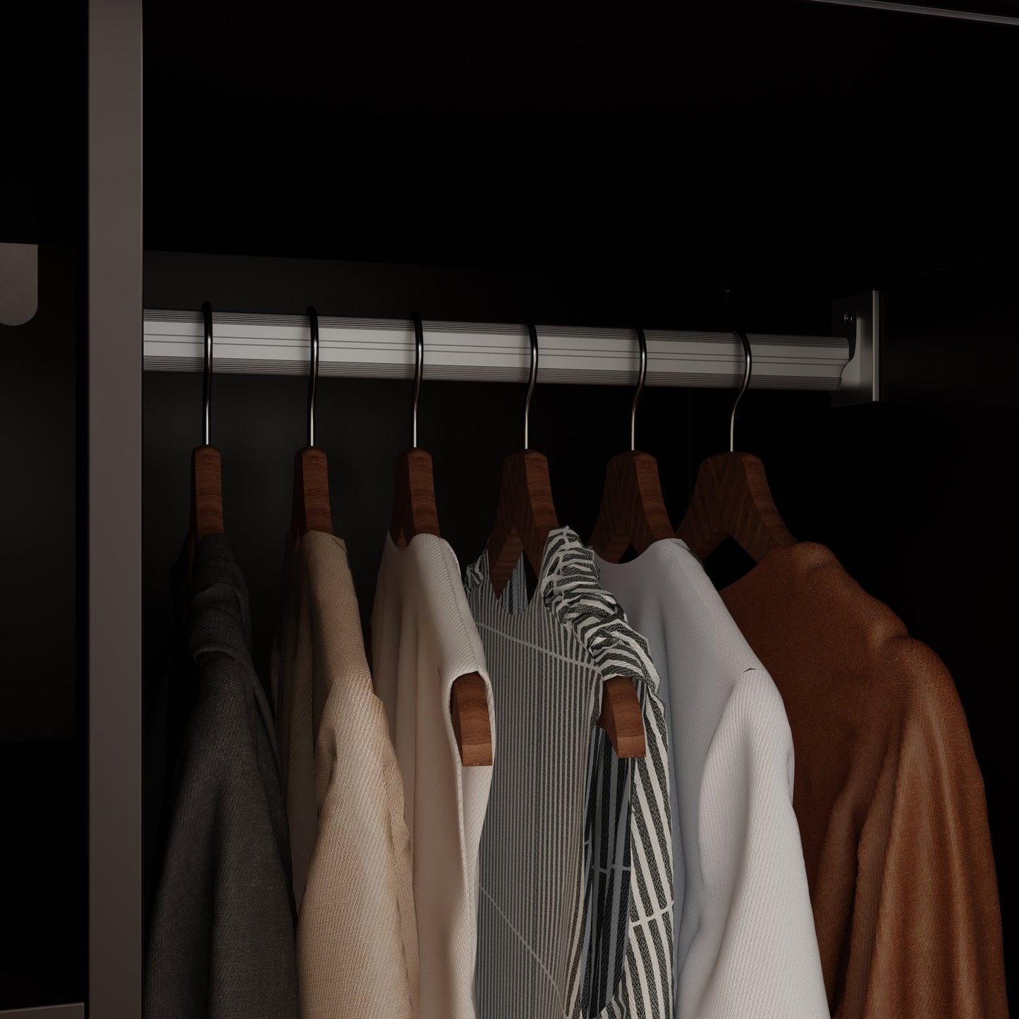 Armoire de rangement blanche pour chambre à coucher avec 3 tiroirs