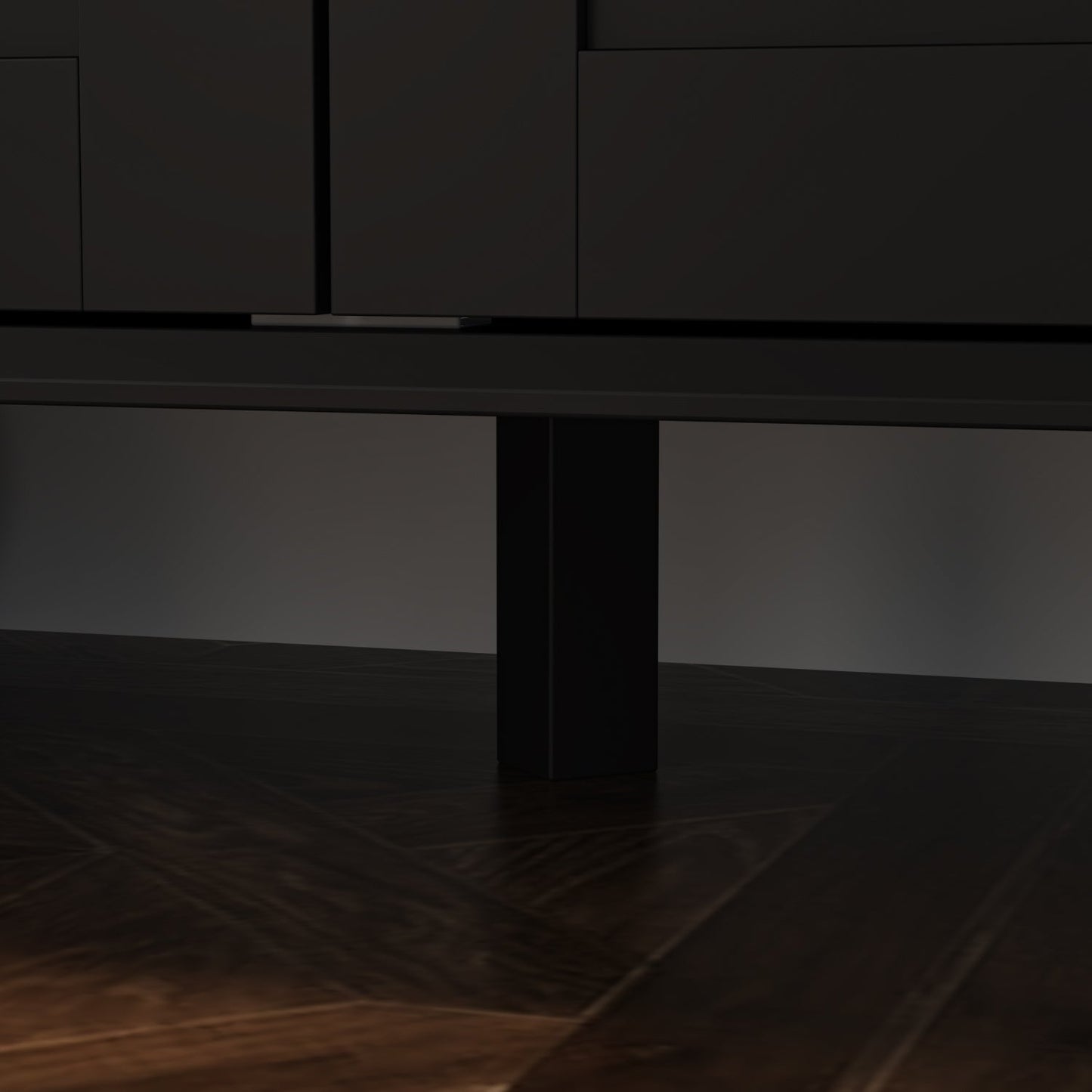 Armoire de rangement avec portes vitrées et étagères réglables 