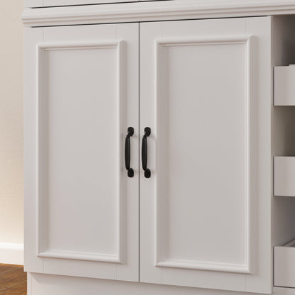 Armoire de rangement de bureau 47,2'' L x 78,7'' H avec 3 tiroirs ouverts