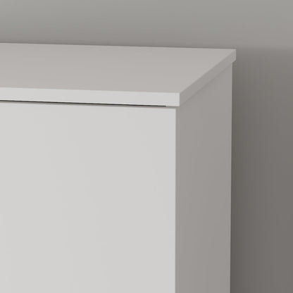 Meuble à chaussures à 8 niveaux avec 2 portes 