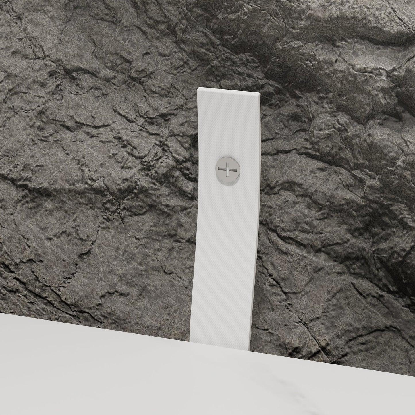 Meuble-lavabo simple sur pied avec plateau en bois composite