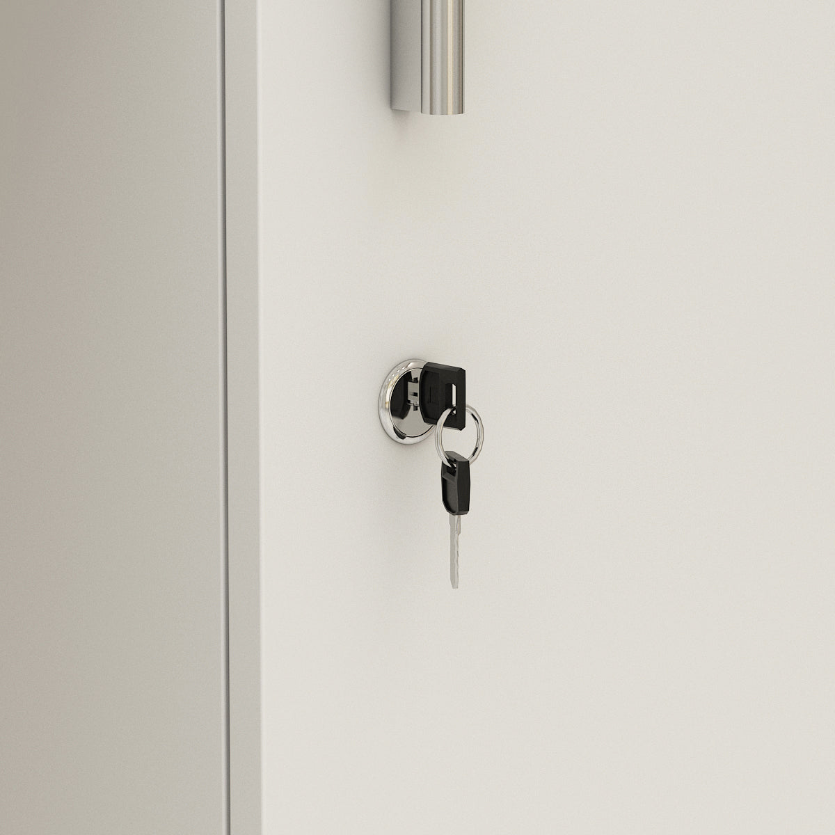 Grand comptoir d'accueil avec porte verrouillable 70W