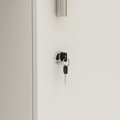 Grand comptoir d'accueil avec porte verrouillable 70W