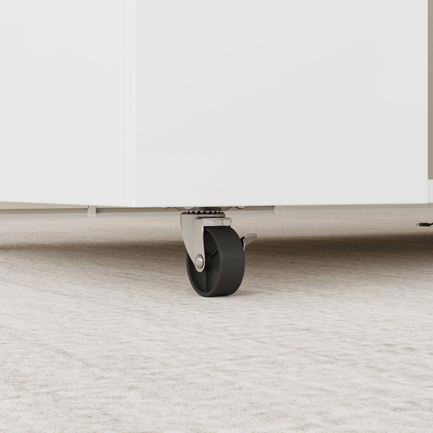 Îlot de cuisine de 47,8 cm de large avec plateau en verre et éclairage intégré