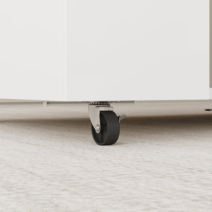 Îlot de cuisine de 47,8 cm de large avec plateau en verre et éclairage intégré