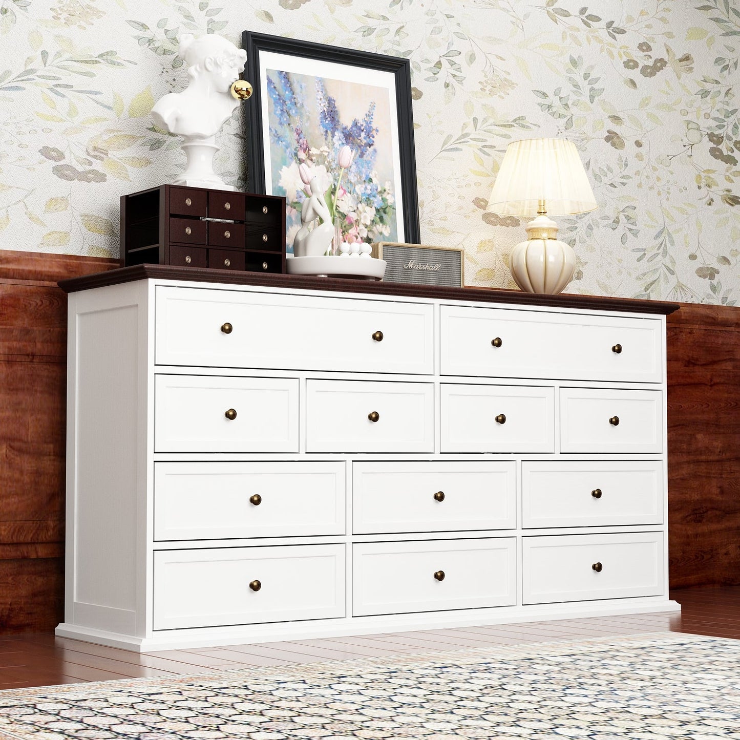 Commode 61 W à 12 tiroirs