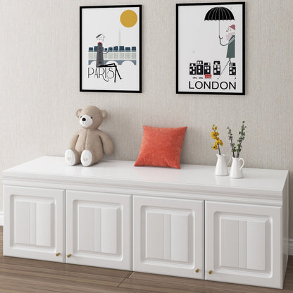 Armoire familiale, armoire de chambre, dressing à 4 portes et tiroirs