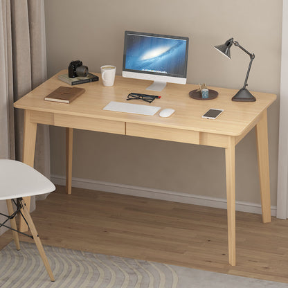 Bureau minimaliste en bois, large et robuste, 47,2 cm de large.