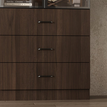 Bibliothèque combinée avec éclairage LED