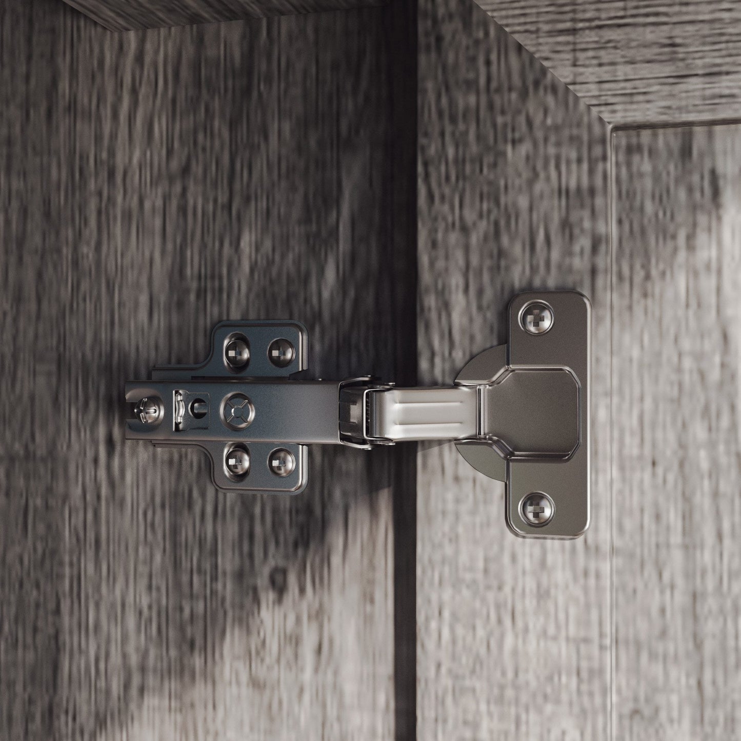 Meuble de rangement modulaire élégant : design épuré et combinaison de compartiments ouverts et fermés.