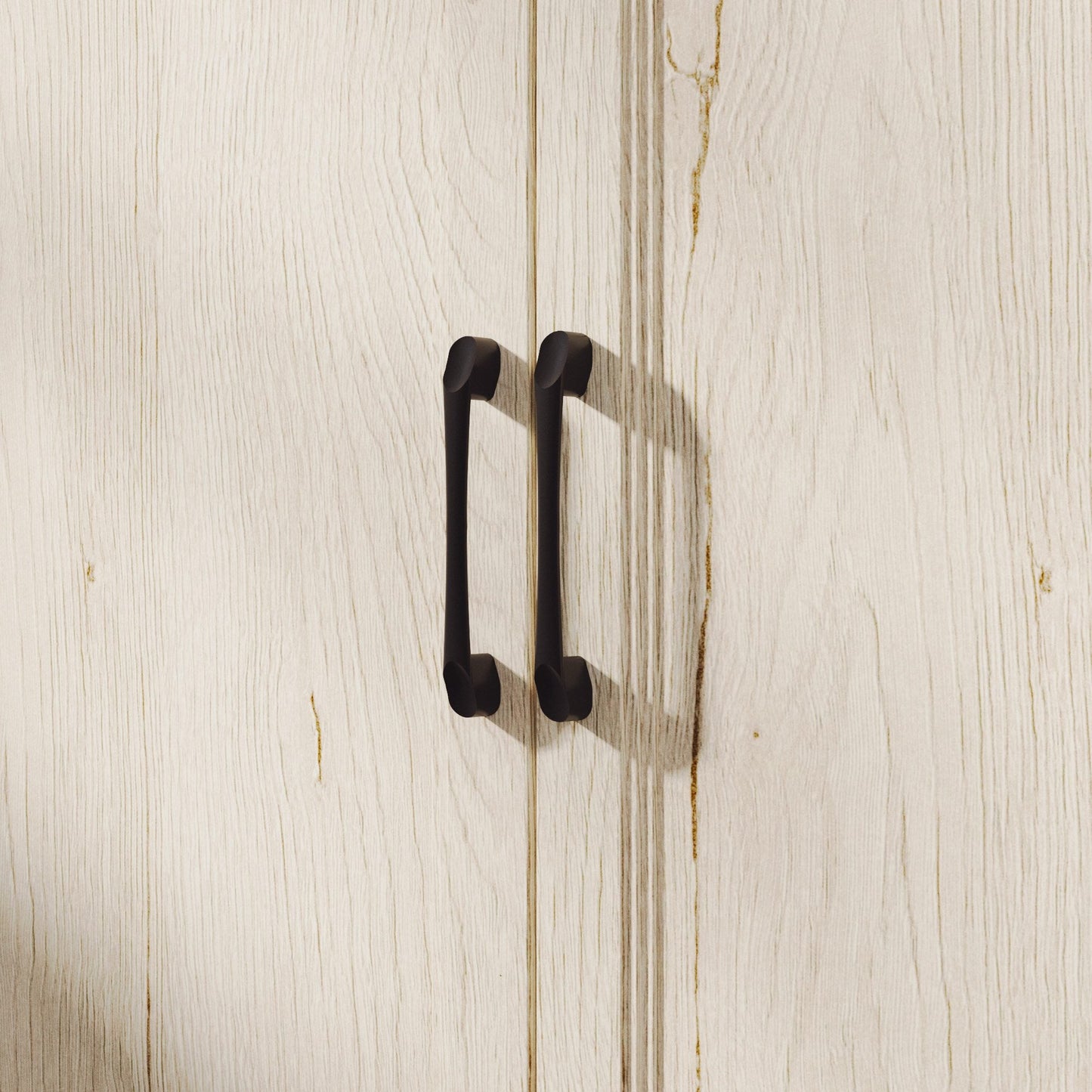 Meuble de rangement modulaire élégant : design épuré et combinaison de compartiments ouverts et fermés.