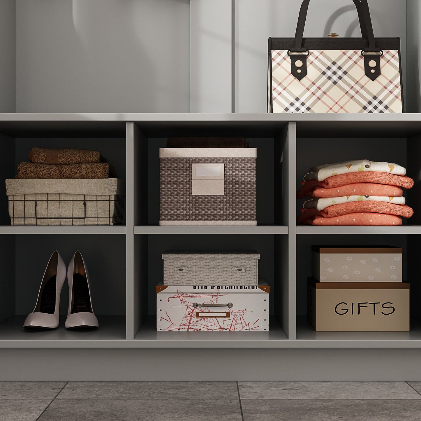 Meuble d'entrée 3 en 1 avec étagère à chaussures, porte-manteau et banc de rangement