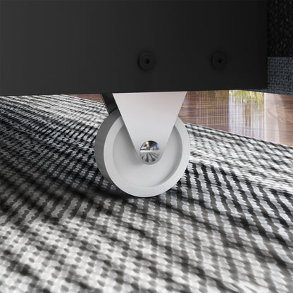 Lit élégant avec cadre durable et tête de lit confortable