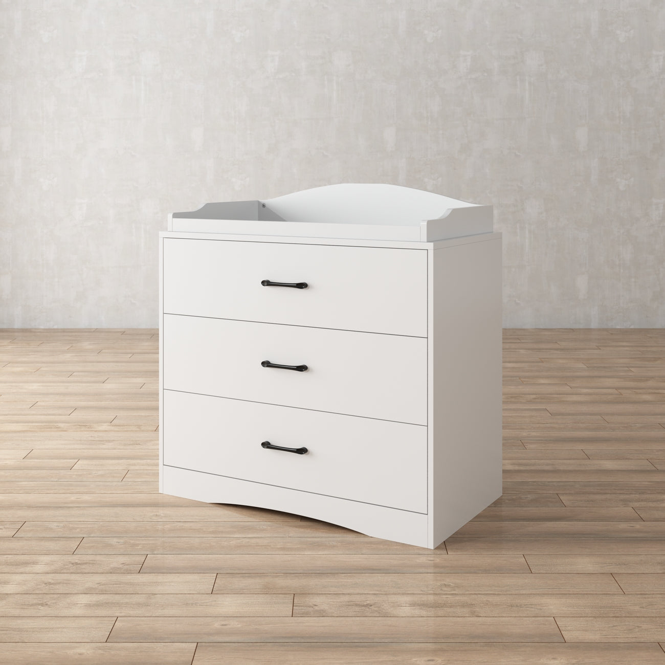 Commode à langer à 3 tiroirs pour chambre d'enfant 