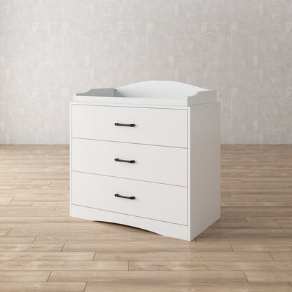 Commode à langer à 3 tiroirs pour chambre d'enfant 