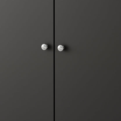 Meuble à chaussures à 8 niveaux avec 2 portes 