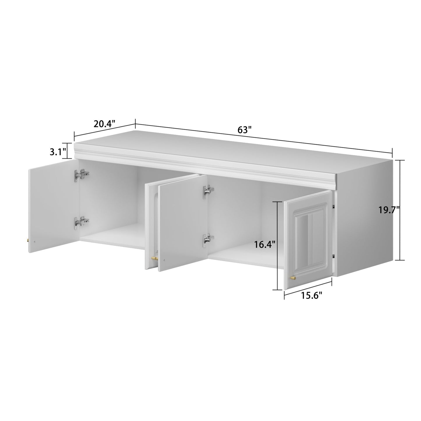 Armoire familiale, armoire de chambre, dressing à 4 portes et tiroirs