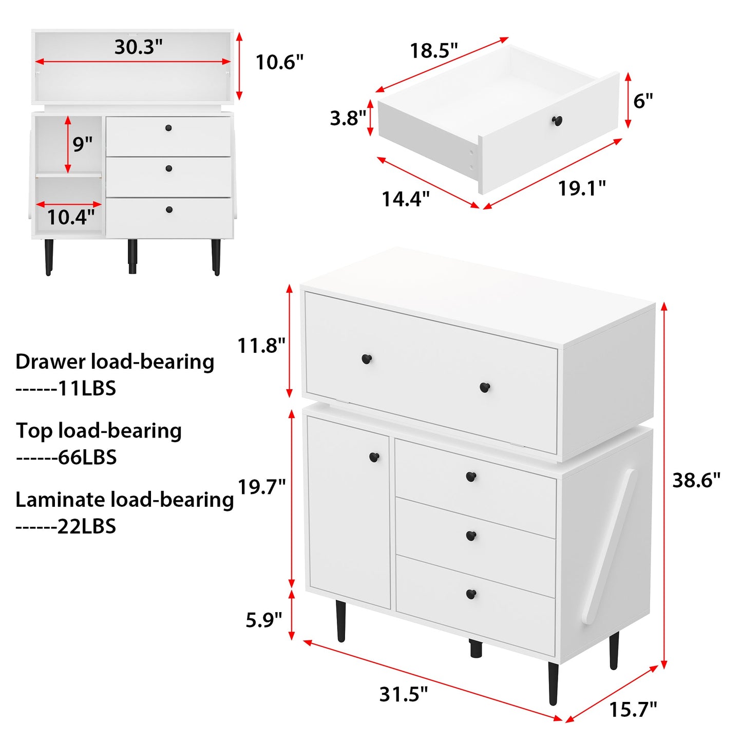 Armoire de rangement créative en forme de robot