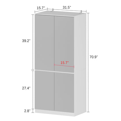 Armoire en bois massif et en panneaux de particules